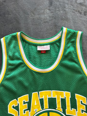 (S) Mitchell & Ness x NBA Seattle SuperSonics Jersey мъжки баскетболен потник